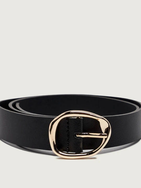 Zdjęcie produktu Tommy Hilfiger Skórzany pasek czarny