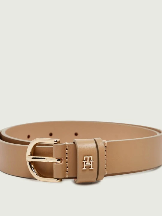 Zdjęcie produktu Tommy Hilfiger Skórzany pasek beżowy
