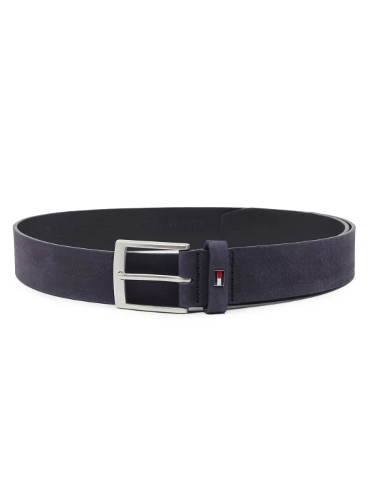 Zdjęcie produktu Tommy Hilfiger Skórzany pasek ADAN 3.5 granatowy