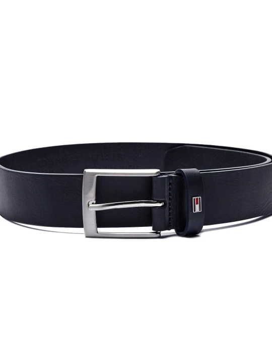 Zdjęcie produktu Tommy Hilfiger Skórzany pasek ADAN granatowy