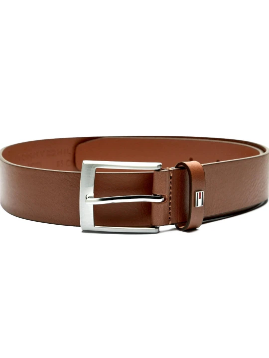 Zdjęcie produktu Tommy Hilfiger Skórzany pasek ADAN brązowy