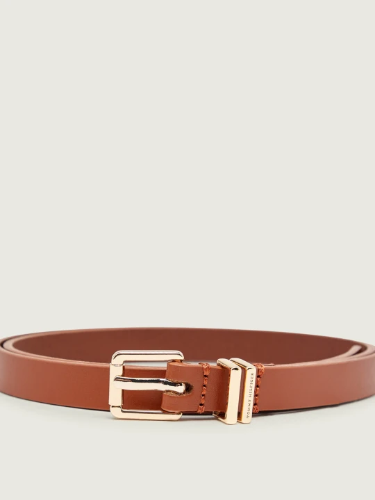Zdjęcie produktu Tommy Hilfiger Skórzany pasek brązowy