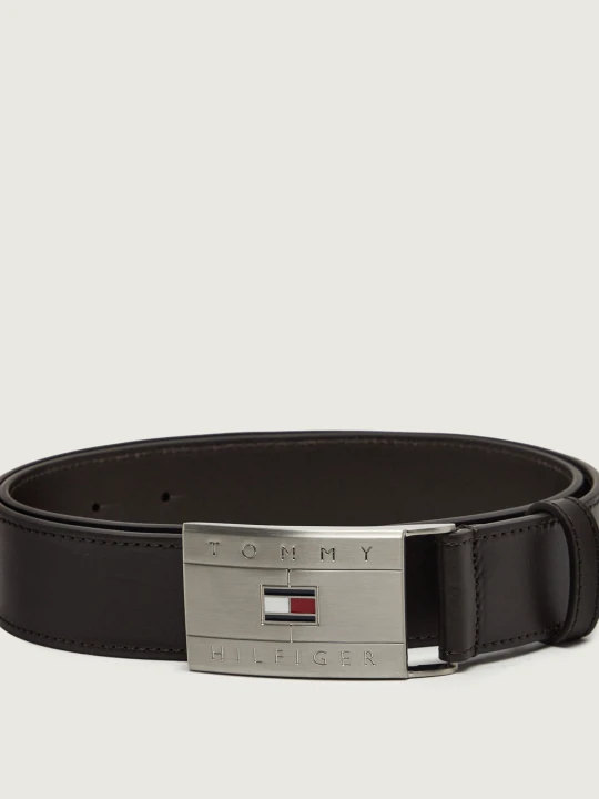 Zdjęcie produktu Tommy Hilfiger Skórzany pasek brązowy