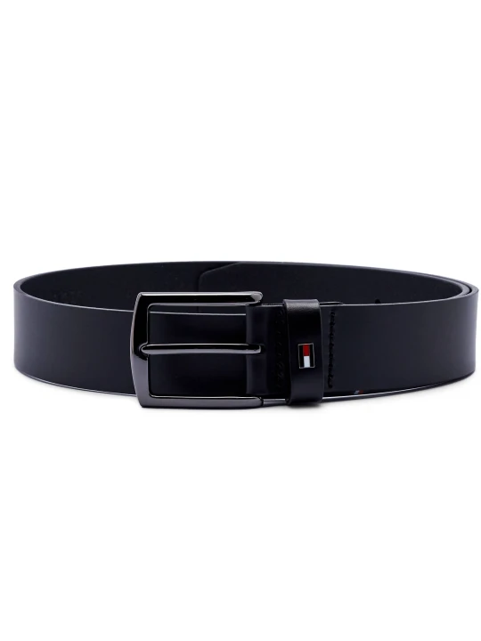 Zdjęcie produktu Tommy Hilfiger Skórzany pasek DENTON 3.5 czarny