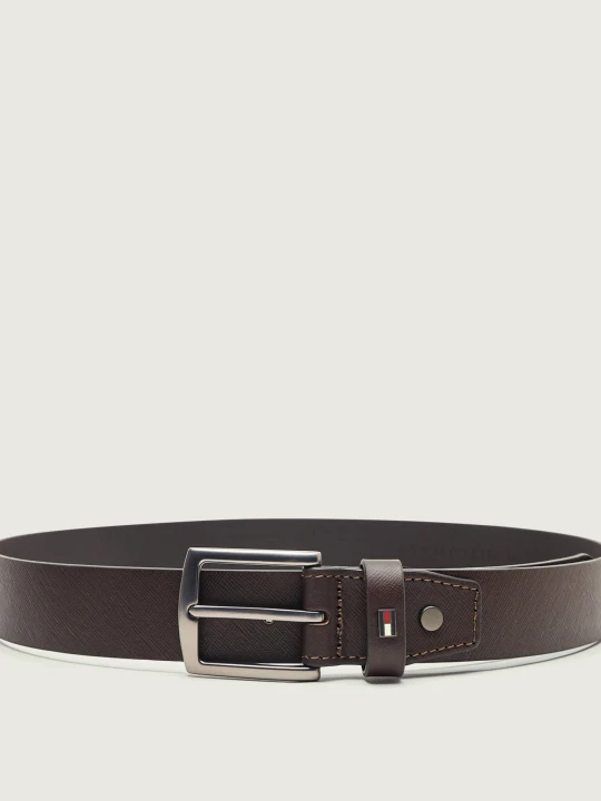 Zdjęcie produktu Tommy Hilfiger Skórzany pasek Denton brązowy