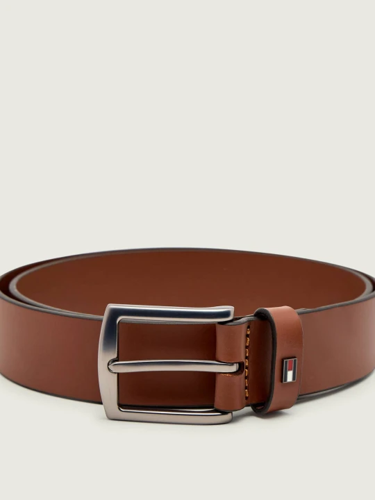 Zdjęcie produktu Tommy Hilfiger Skórzany pasek Denton brązowy