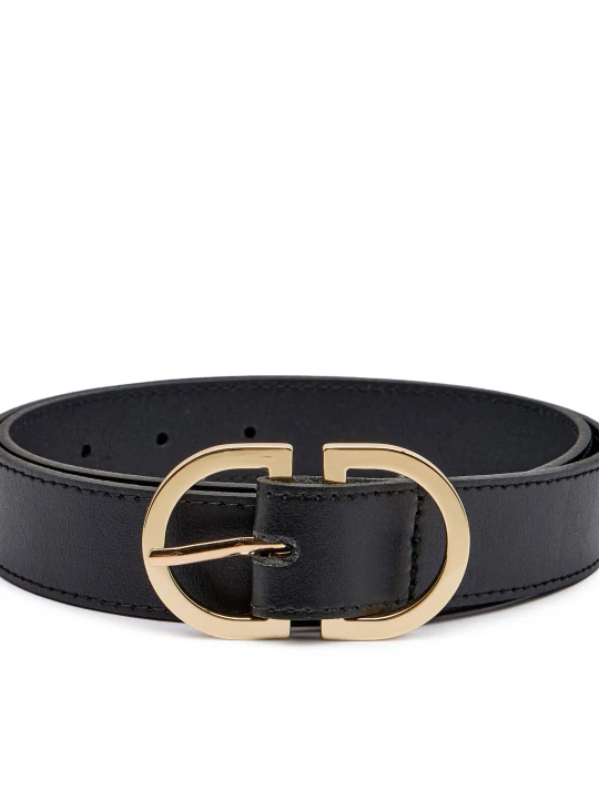 Zdjęcie produktu Tommy Hilfiger Skórzany pasek FEMININE czarny