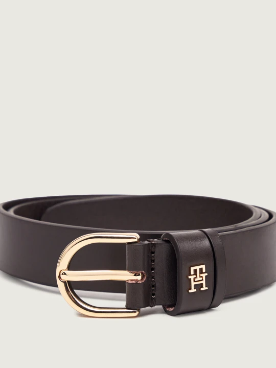 Zdjęcie produktu Tommy Hilfiger Skórzany pasek kasztanowy