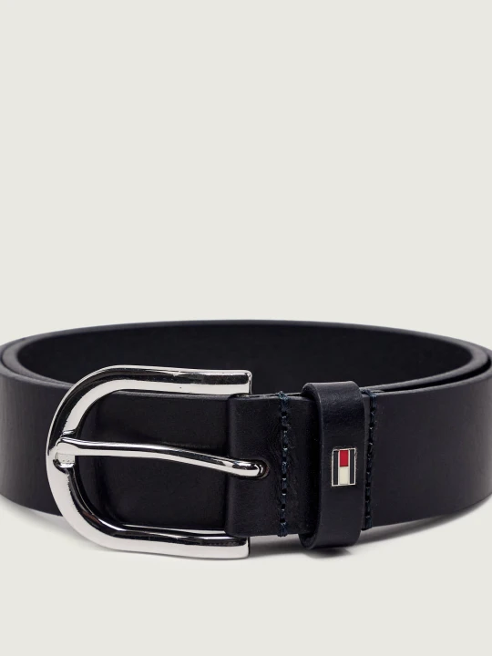 Zdjęcie produktu Tommy Hilfiger Skórzany pasek New Danny granatowy