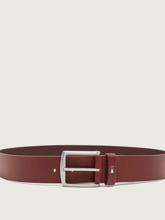 Zdjęcie produktu Tommy Hilfiger Skórzany pasek NEW DENTON kasztanowy