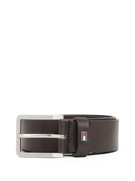 Zdjęcie produktu Tommy Hilfiger Skórzany pasek Oliver 3.5 brązowy