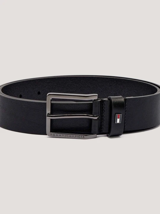 Zdjęcie produktu Tommy Hilfiger Skórzany pasek OLIVER czarny
