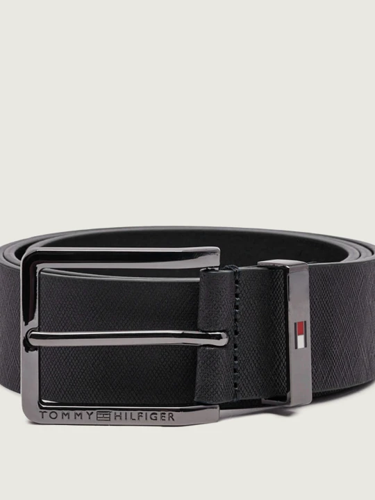 Zdjęcie produktu Tommy Hilfiger Skórzany pasek Oliver czarny