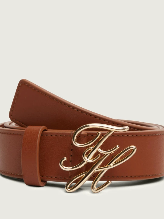 Zdjęcie produktu Tommy Hilfiger Skórzany pasek SCRIPT 3.0 brązowy