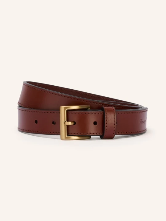 Zdjęcie produktu Tommy Hilfiger Skórzany Pasek Soho braun BRĄZOWY