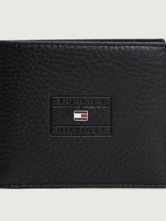 Zdjęcie produktu Tommy Hilfiger Skórzany portfel czarny