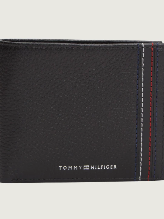 Zdjęcie produktu Tommy Hilfiger Skórzany portfel czarny