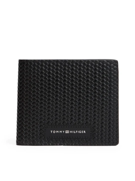 Zdjęcie produktu Tommy Hilfiger Skórzany portfel czarny
