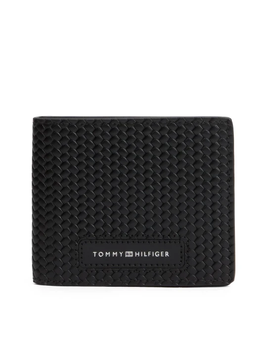 Zdjęcie produktu Tommy Hilfiger Skórzany portfel czarny