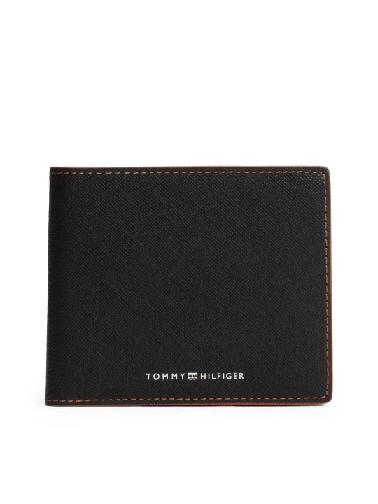 Zdjęcie produktu Tommy Hilfiger Skórzany portfel czarny