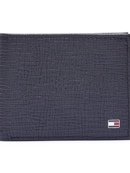 Zdjęcie produktu Tommy Hilfiger Skórzany portfel granatowy