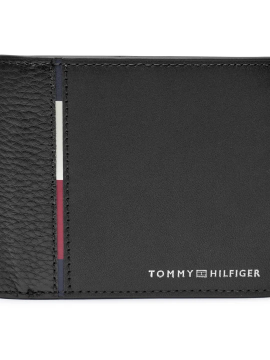 Zdjęcie produktu Tommy Hilfiger Skórzany Portfel czarny