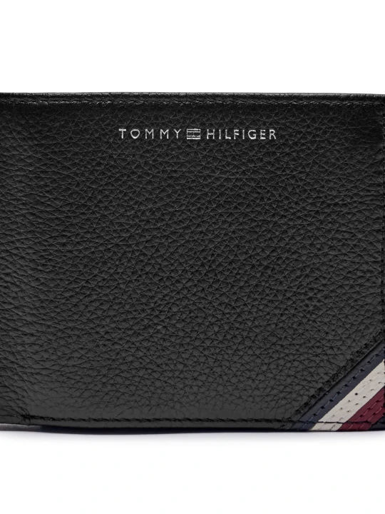 Zdjęcie produktu Tommy Hilfiger Skórzany portfel czarny