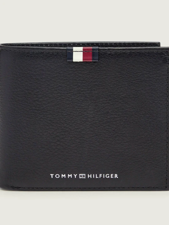 Zdjęcie produktu Tommy Hilfiger Skórzany portfel Business Corporate czarny