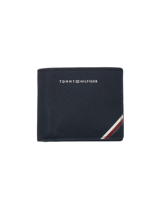 Zdjęcie produktu Tommy Hilfiger Skórzany portfel CENTRAL MINI granatowy