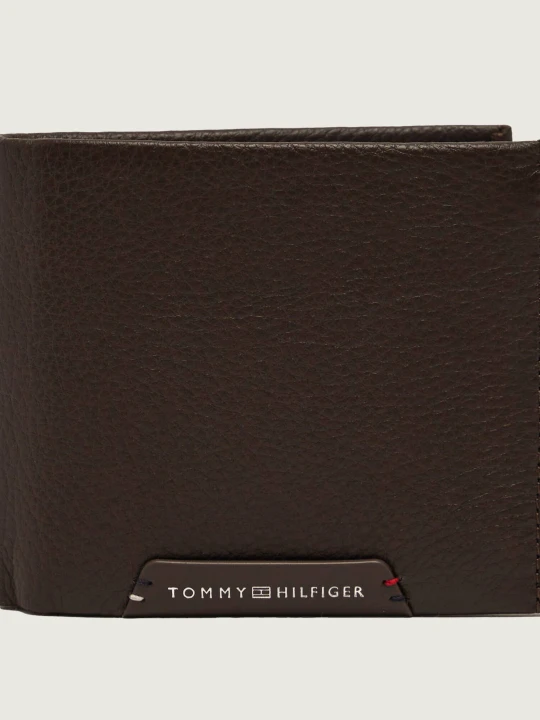 Zdjęcie produktu Tommy Hilfiger Skórzany portfel Corporate brązowy