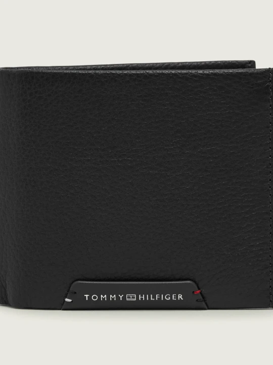 Zdjęcie produktu Tommy Hilfiger Skórzany portfel Corporate czarny