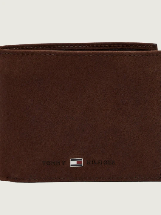 Zdjęcie produktu Tommy Hilfiger Skórzany portfel Johnson brązowy