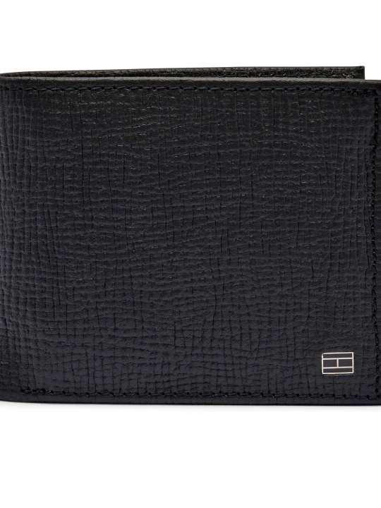 Zdjęcie produktu Tommy Hilfiger Skórzany portfel TH FLAG czarny