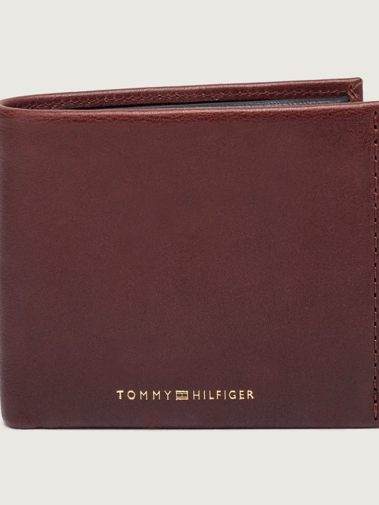 Zdjęcie produktu Tommy Hilfiger Skórzany portfel TH Seasonal brązowy
