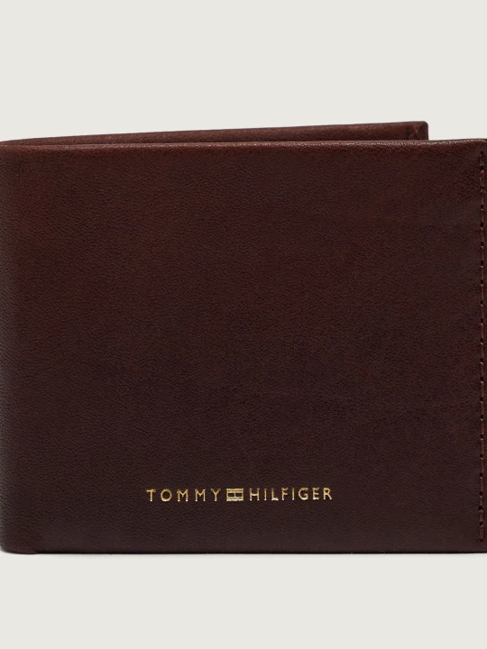 Zdjęcie produktu Tommy Hilfiger Skórzany portfel TH Seasonal brązowy