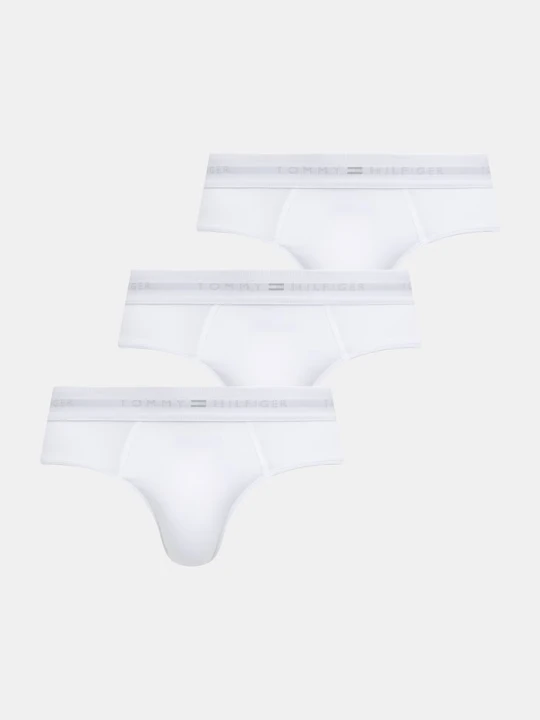 Zdjęcie produktu Tommy Hilfiger slipy męskie bawełniane z elastanem 3-pack biały
