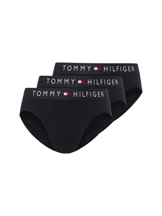 Zdjęcie produktu Tommy Hilfiger Slipy w 3-paku Mężczyźni Bawełna niebieski