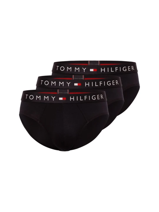 Zdjęcie produktu Tommy Hilfiger Slipy w 3-paku Mężczyźni Bawełna niebieski
