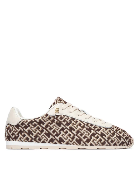 Zdjęcie produktu Tommy Hilfiger Sneakersy Bella Monogram Sneaker FW0FW09523 Brązowy