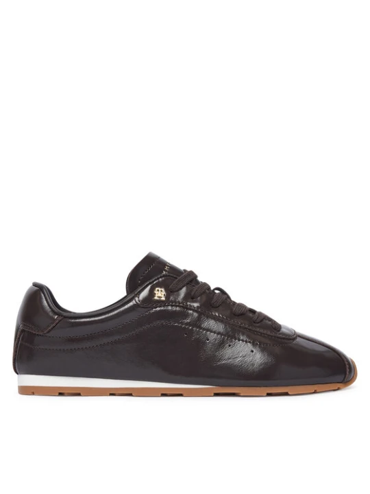 Zdjęcie produktu Tommy Hilfiger Sneakersy Bella Sneaker Leather FW0FW09495 Brązowy