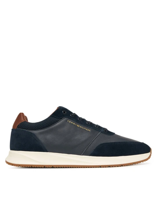 Zdjęcie produktu Tommy Hilfiger Sneakersy Dressy Runner FM0FM05910 Granatowy