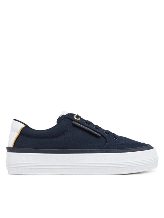 Zdjęcie produktu Tommy Hilfiger Sneakersy Essential Vulc Textile Sneaker FW0FW08323 Granatowy