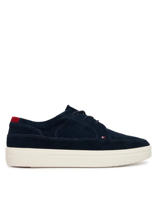 Zdjęcie produktu Tommy Hilfiger Sneakersy Hilfiger Light Hybrid Suede Shoe FM0FM05788 Granatowy