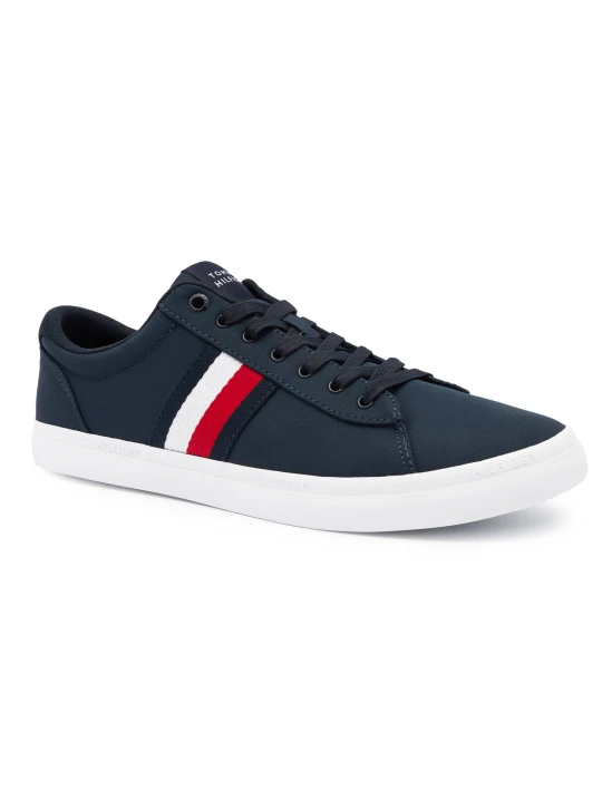 Zdjęcie produktu Tommy Hilfiger Sneakersy ICONIC VULC STRIPES MESH granatowy