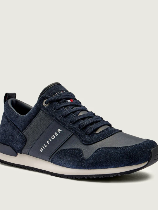 Zdjęcie produktu Tommy Hilfiger Sneakersy Iconic | zamsz granatowy
