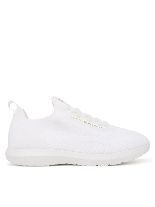 Zdjęcie produktu Tommy Hilfiger Sneakersy Knit Extralight Runner FW0FW09112 Biały