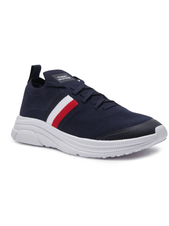 Zdjęcie produktu Tommy Hilfiger Sneakersy KNIT STRIPES ESS granatowy