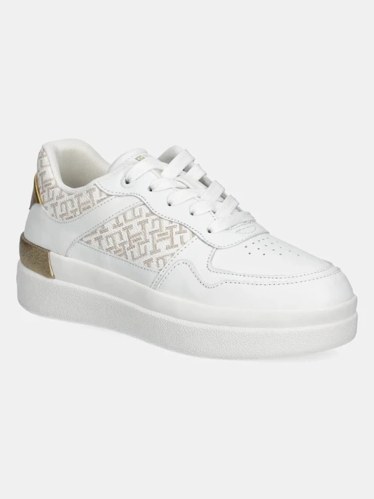 Zdjęcie produktu Tommy Hilfiger sneakersy LUX COURT SNEAKER MONOGRAM biały