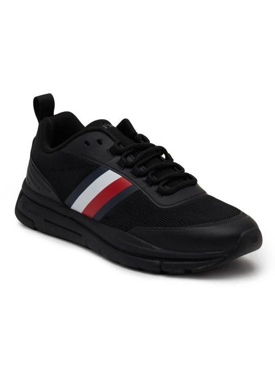 Zdjęcie produktu Tommy Hilfiger Sneakersy MODERN RUNNER STRIPES KNIT czarny
