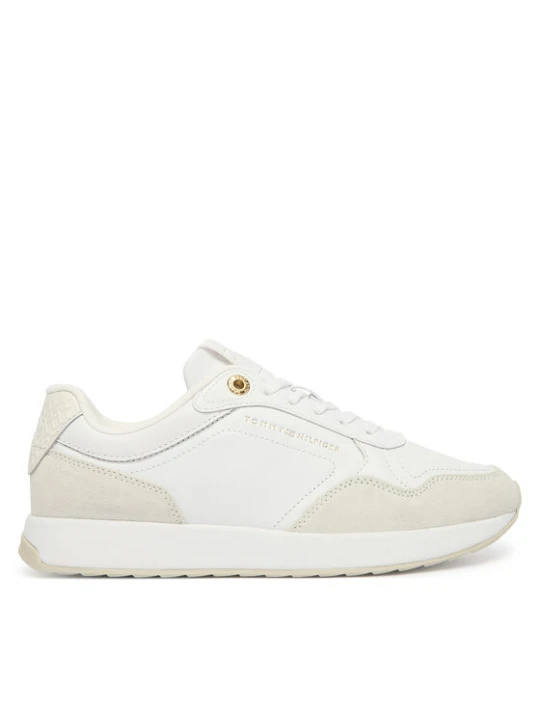 Zdjęcie produktu Tommy Hilfiger Sneakersy Monogram Mix Material Runner FW0FW09267 Biały